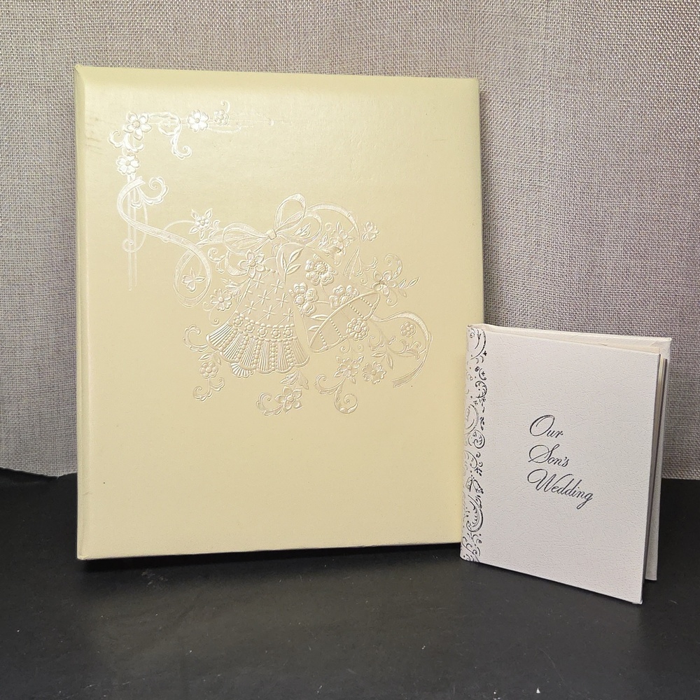 HALLMARK Keepsake WEDDING  ALBUM, Small‎ 3x5 Picture Album Sons Wedding